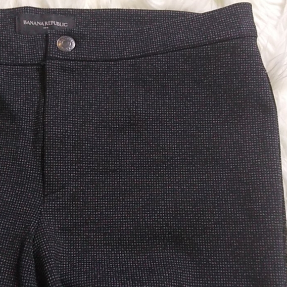 #1042 Banana republic checked soft stretch leggings trousers sz. 6 - Picture 1 of 8